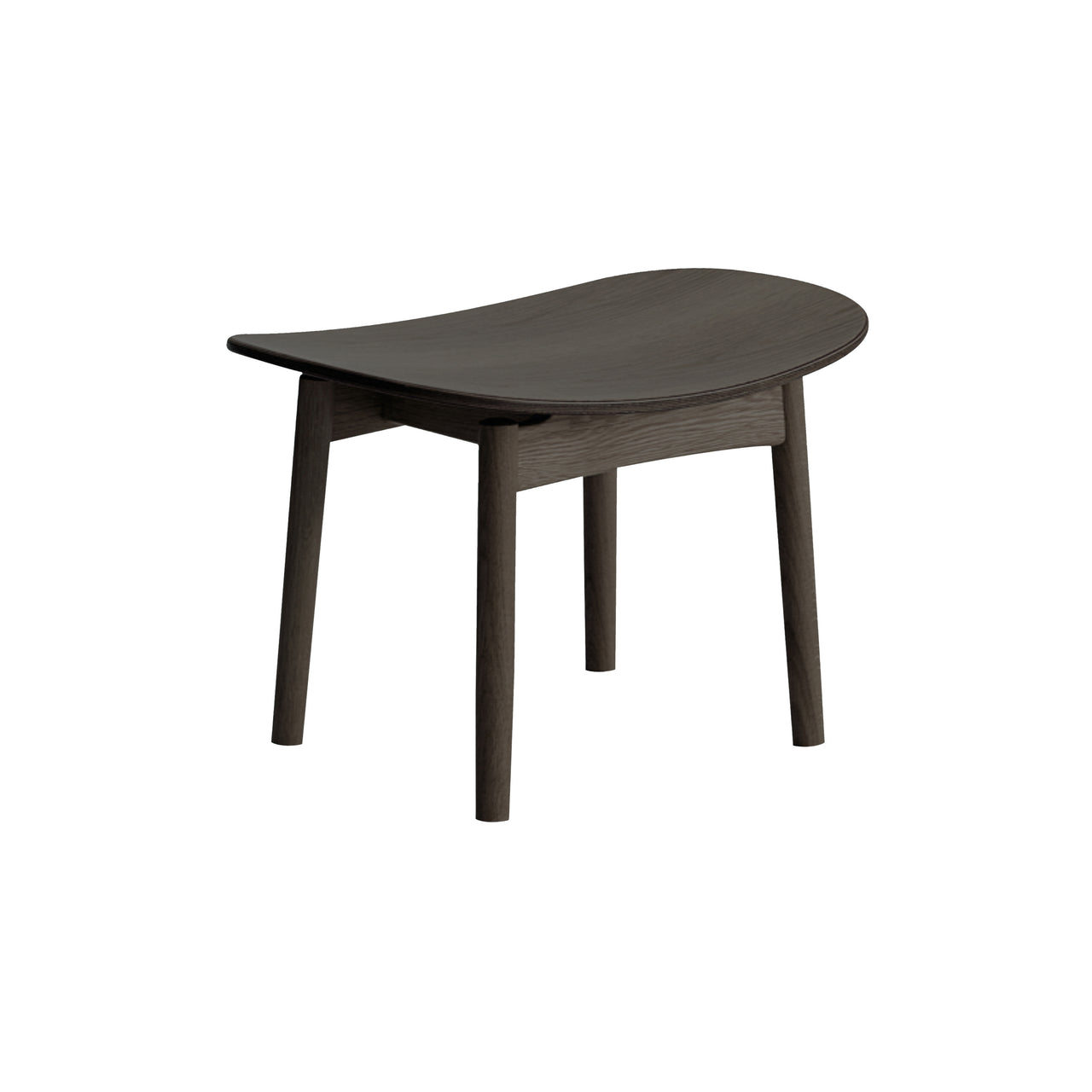 Saga Footstool: Smoked Oak