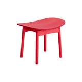Saga Lounge Stool: Red Ash