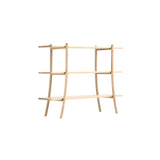 Skyladder Shelves: Low + White Oak