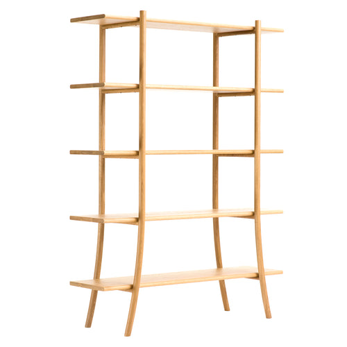 Skyladder Shelves: Tall + Natural Oak