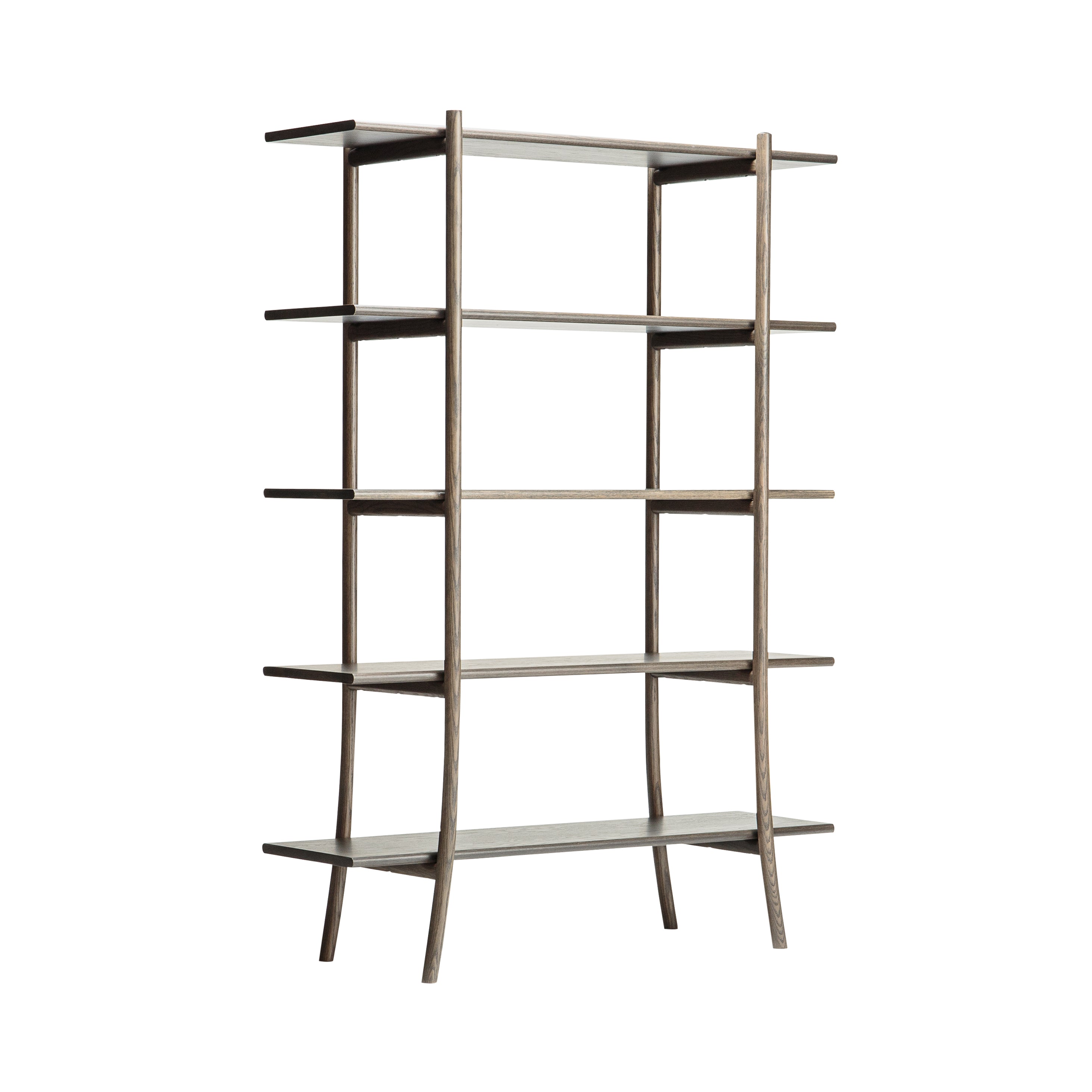 Skyladder Shelves: Tall + Smoke Oak