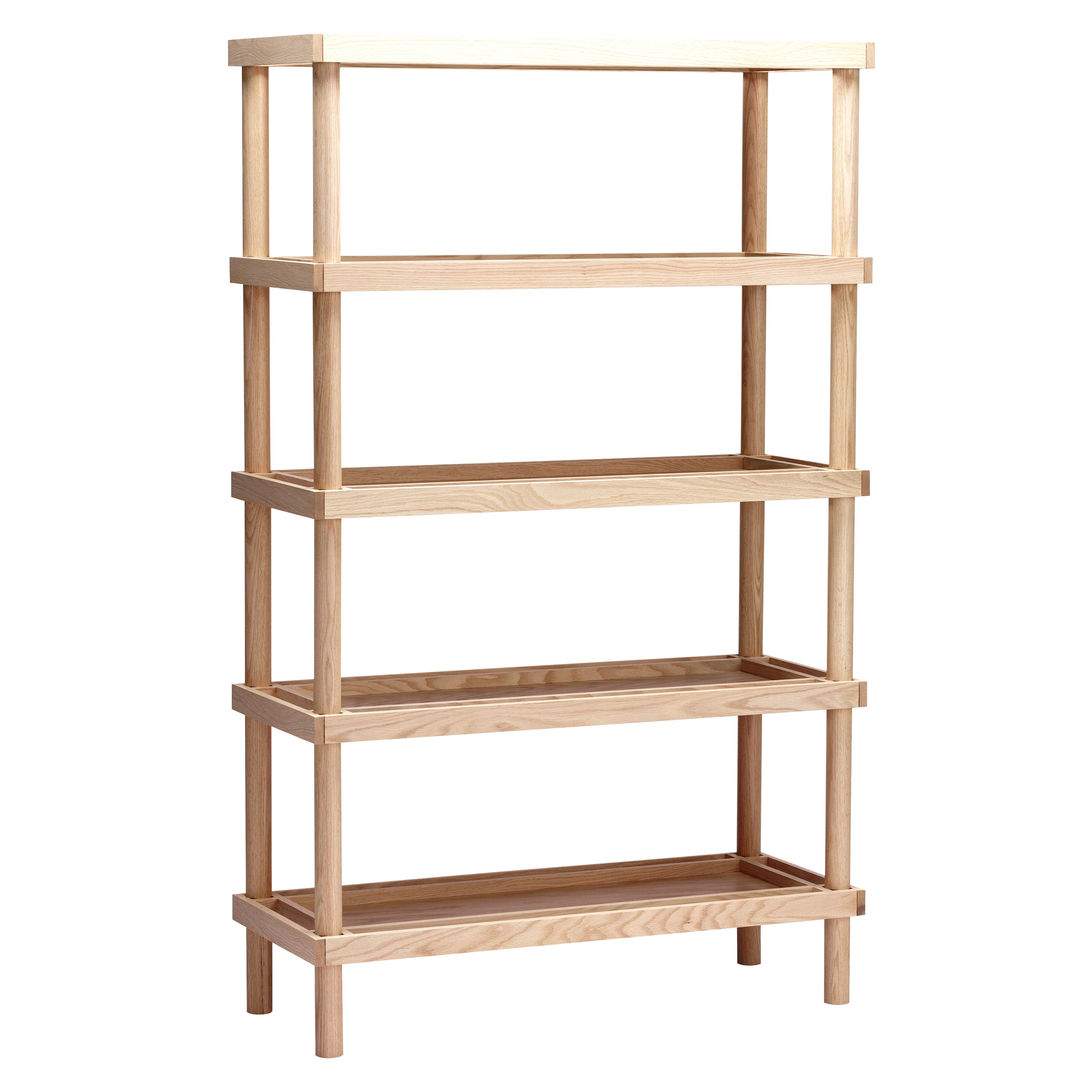 Taruki Shelf: Tall + White Oak