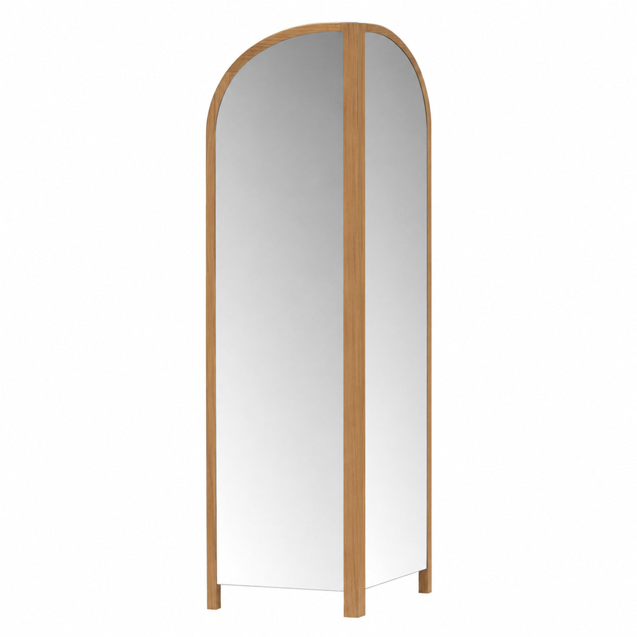 Cabine Dresser with Mirror: Natural Oak