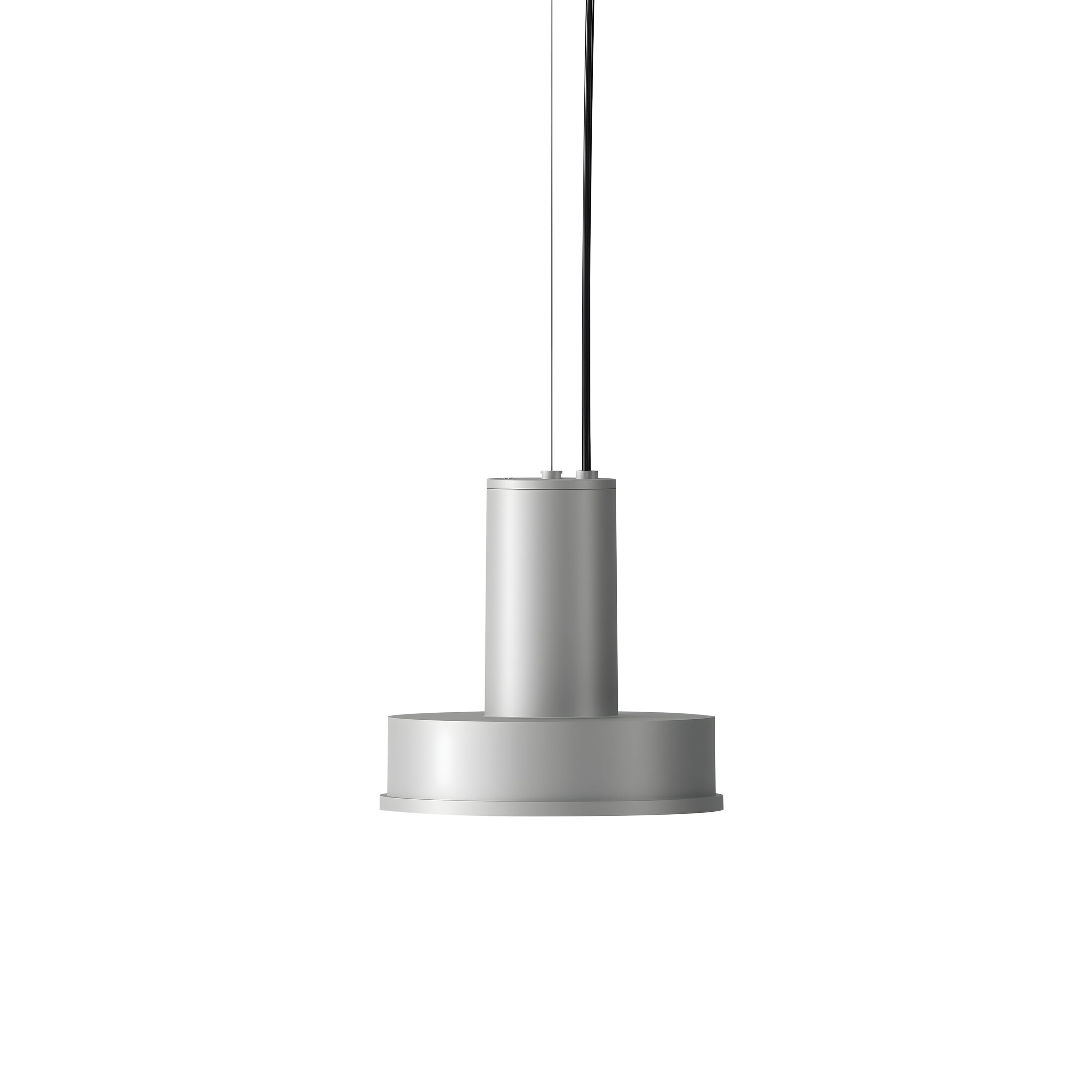 Arne S Domus Pendant Lamp: Aluminum Grey