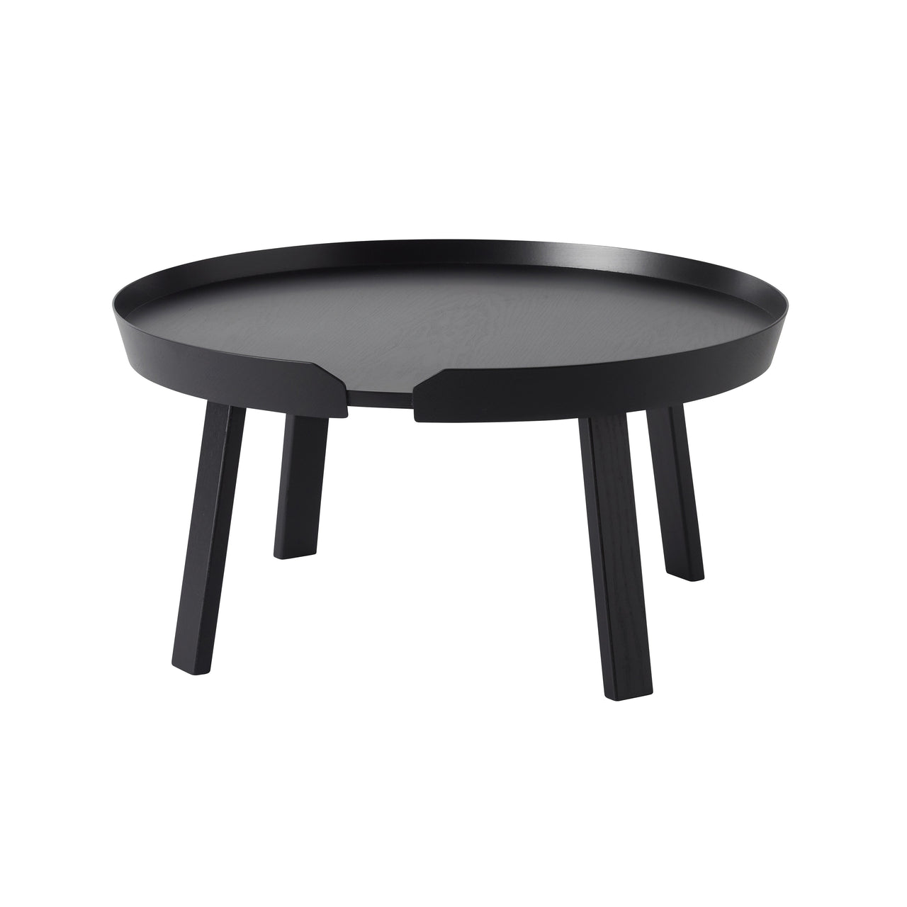 Around Coffee Table: Large + Black