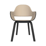 Showtime Nude Chair: Full Upholstered + Ash Stained Black + Ash Stained Black
