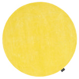 Lotus Round Rug: Extra Large + Citrus Yellow