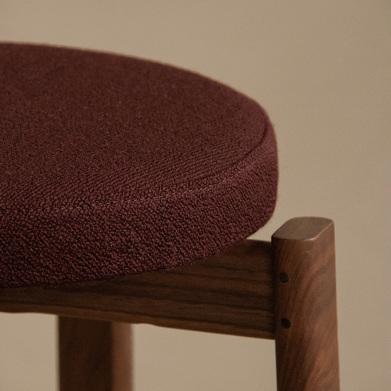 Passage Stool: Upholstered
