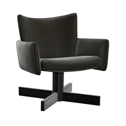 Avant Lounge Chair: Black