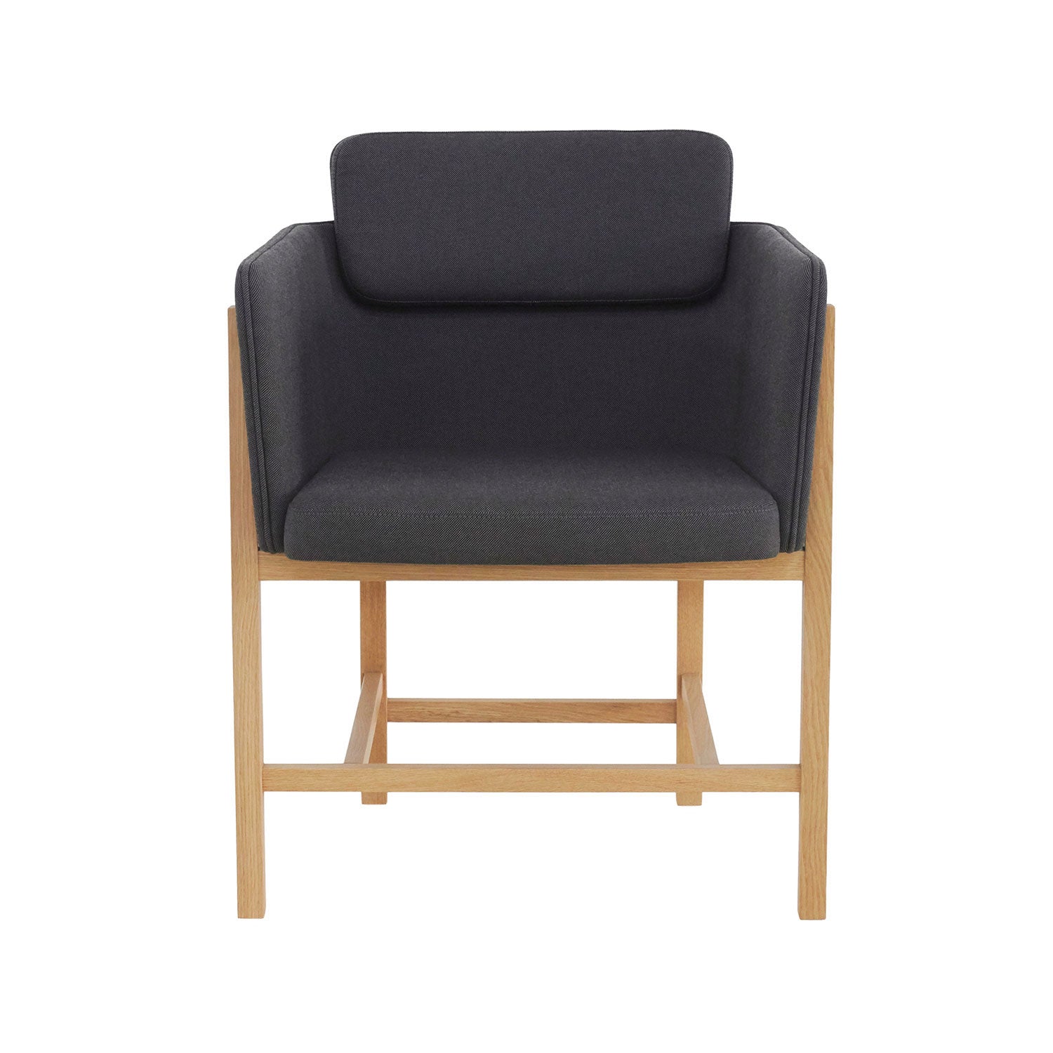 Aya Dining Armchair: Natural Oak