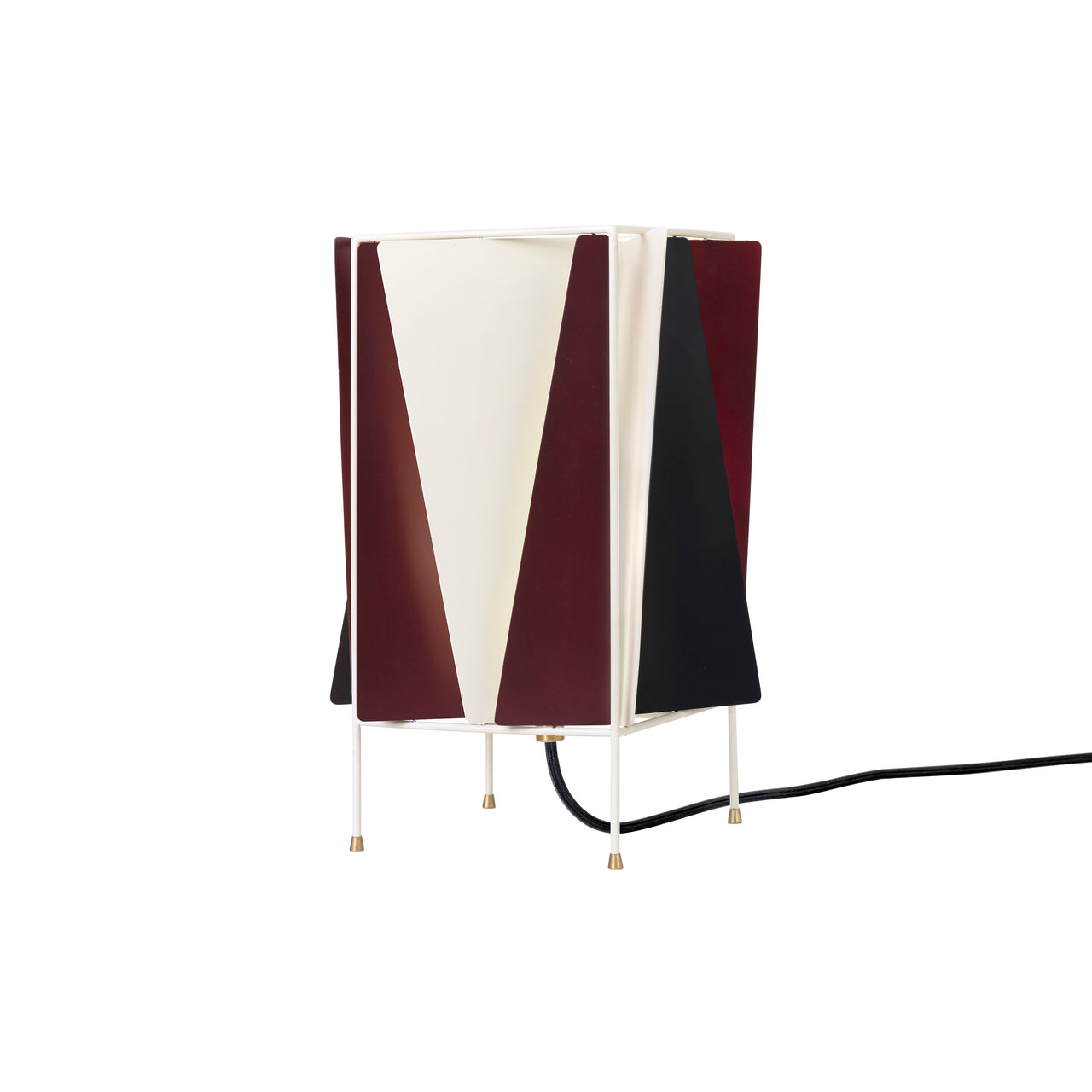 B-4 Table Lamp: Chianti Red Semi Matt