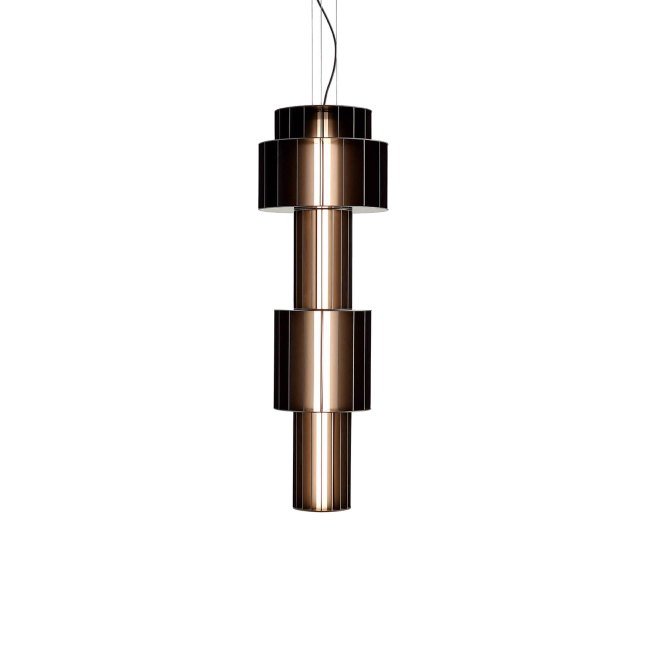Babel Hanging Lamp: High + Black Matt