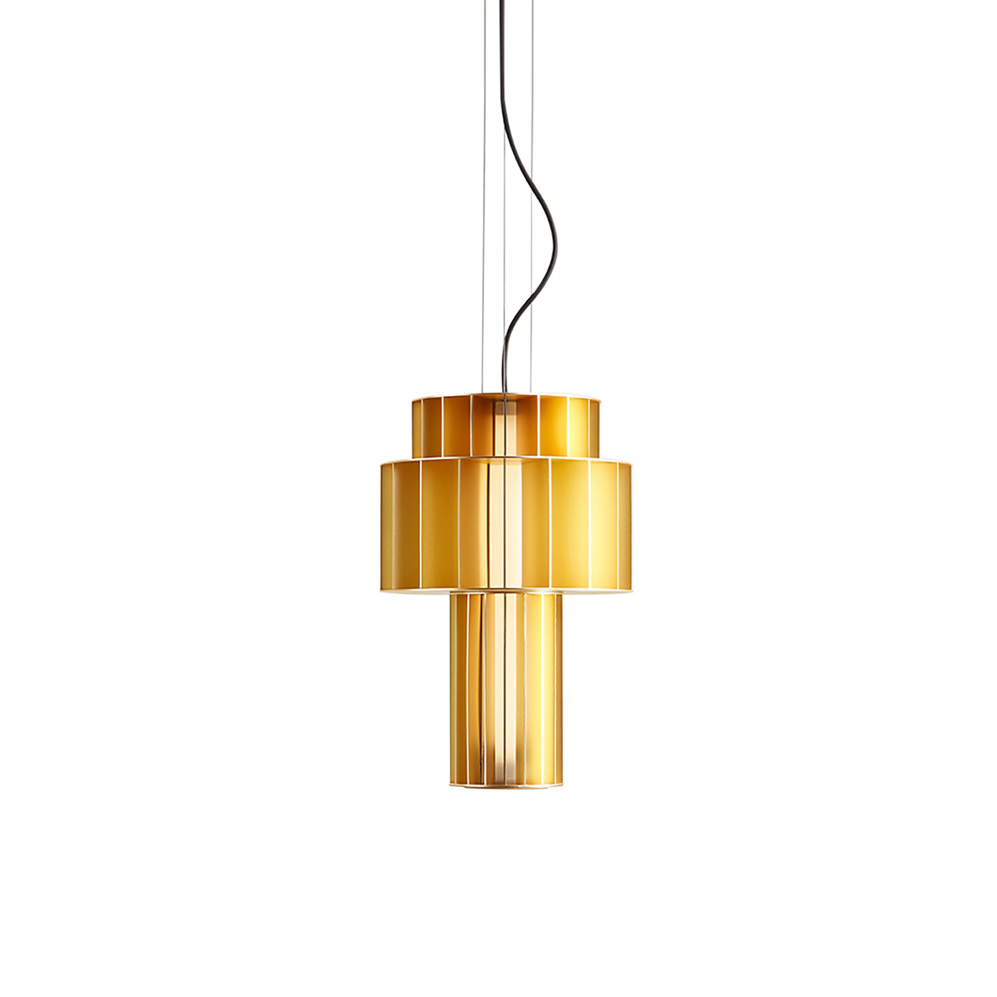 Babel Hanging Lamp: Low + Golden