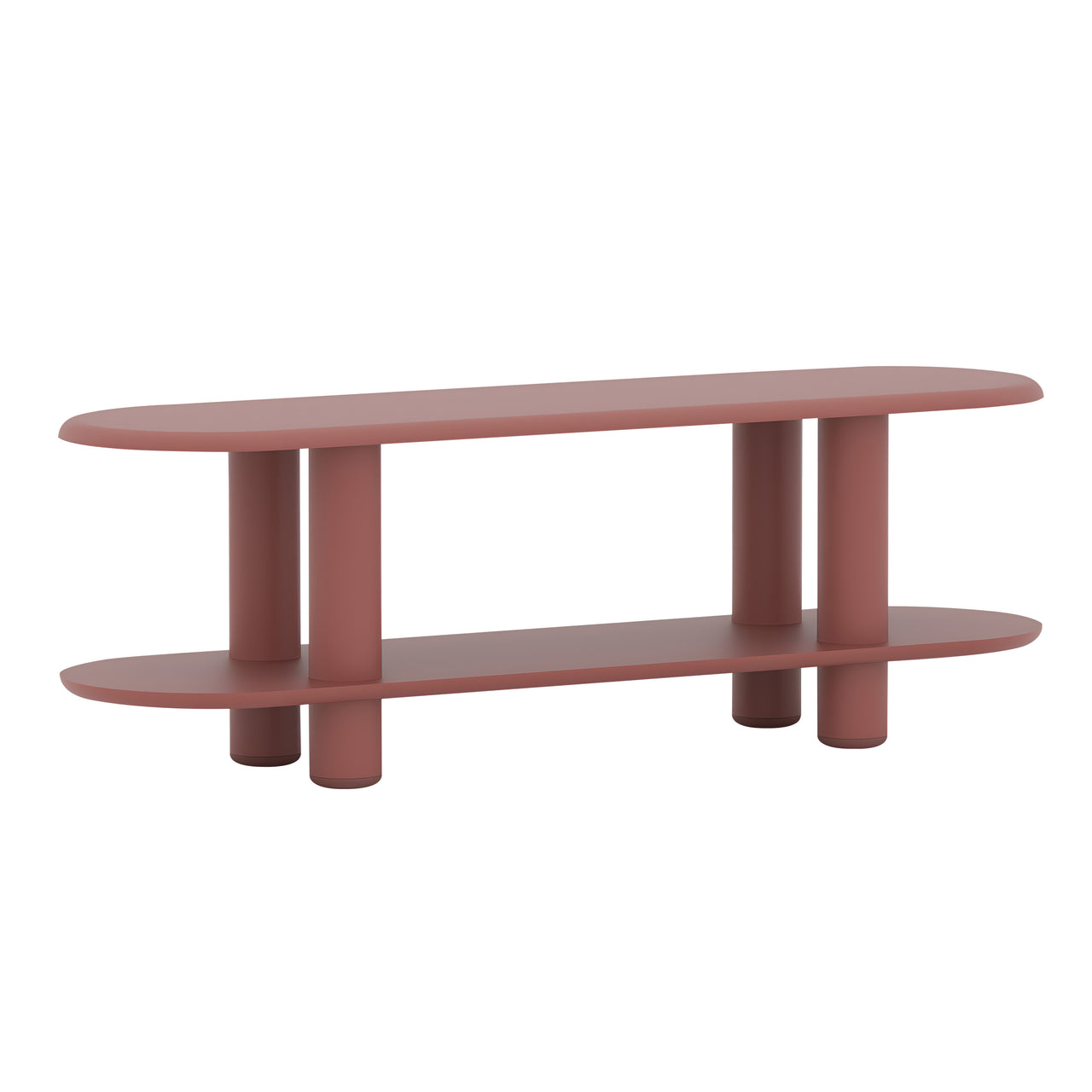 Eclipso Shelving System: 2 + Oxide Red