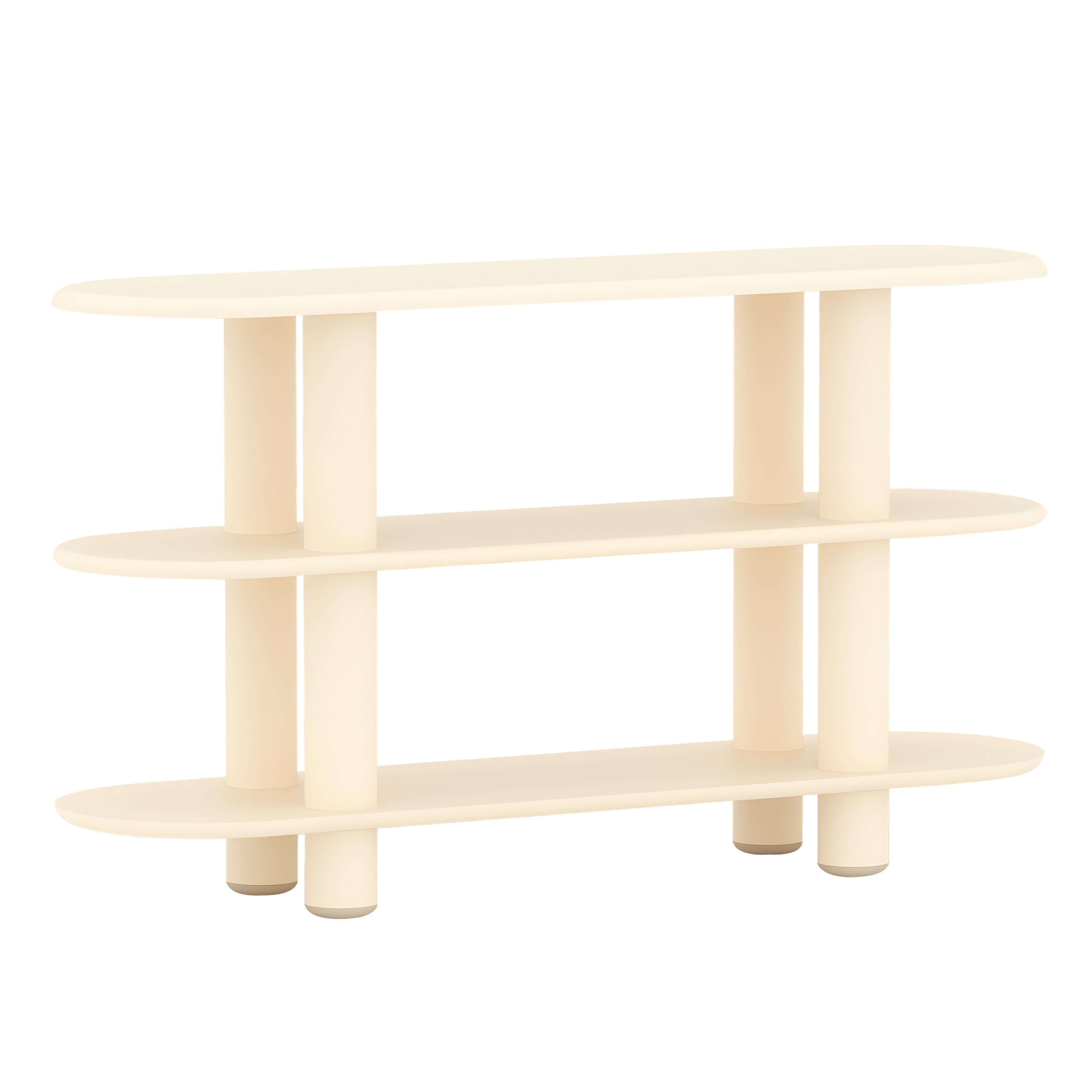 Eclipso Shelving System: Beige + 3