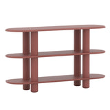 Eclipso Shelving System: Oxide Red + 3