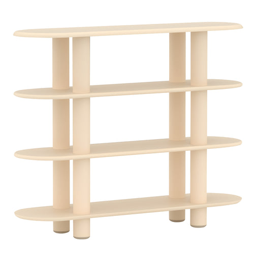 Eclipso Shelving System: Beige + 4