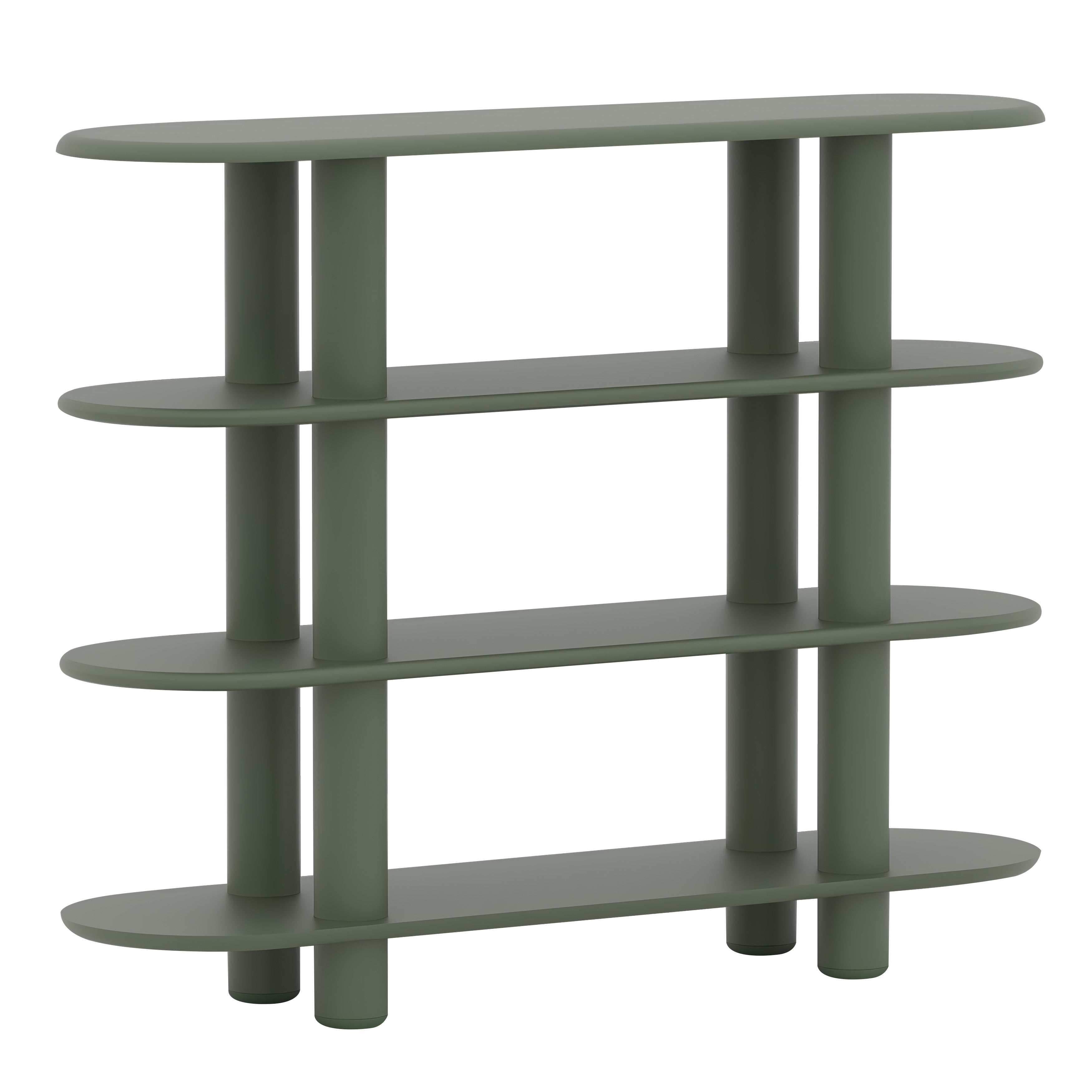 Eclipso Shelving System: Green + 4