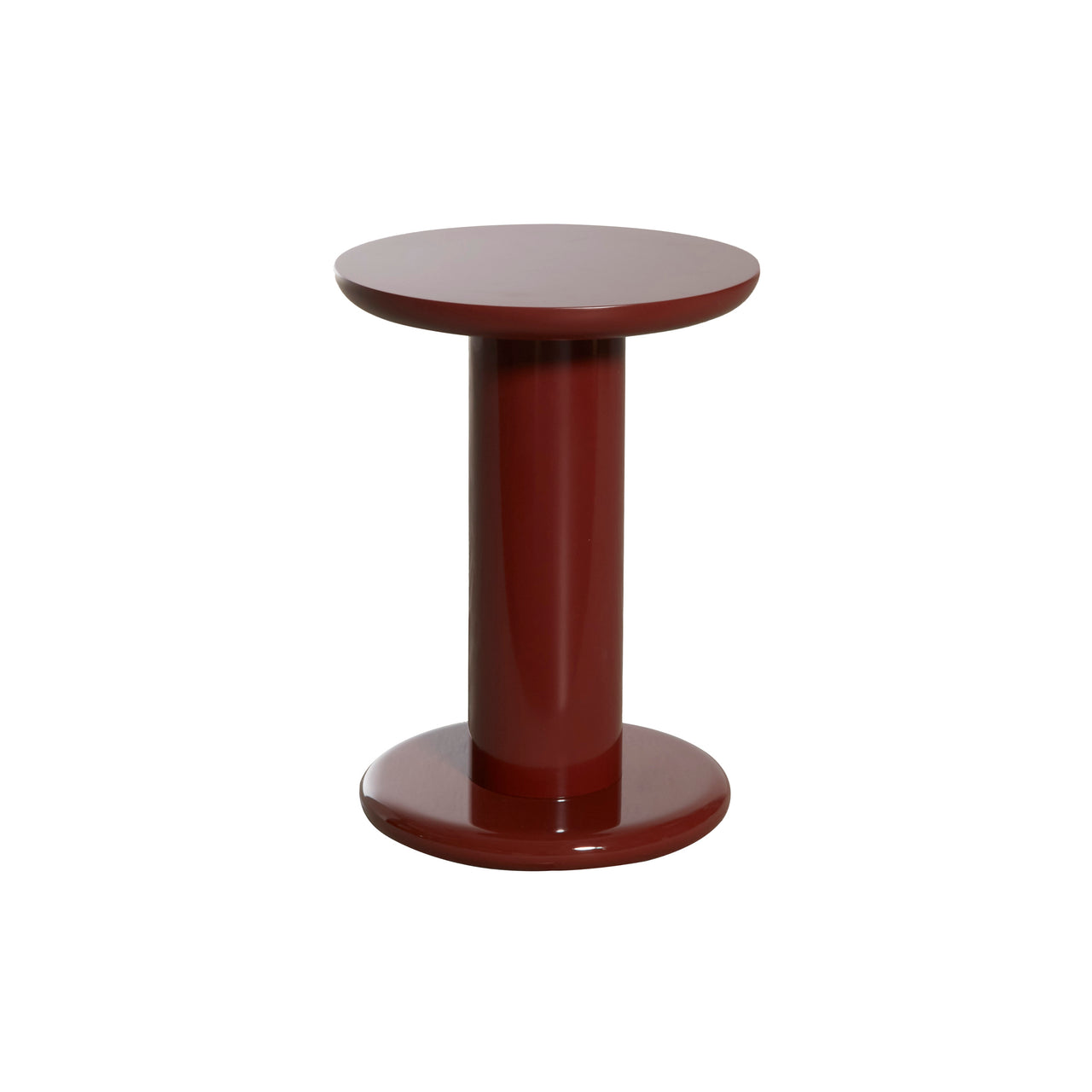 Eclipso Side Table: Oxide Red