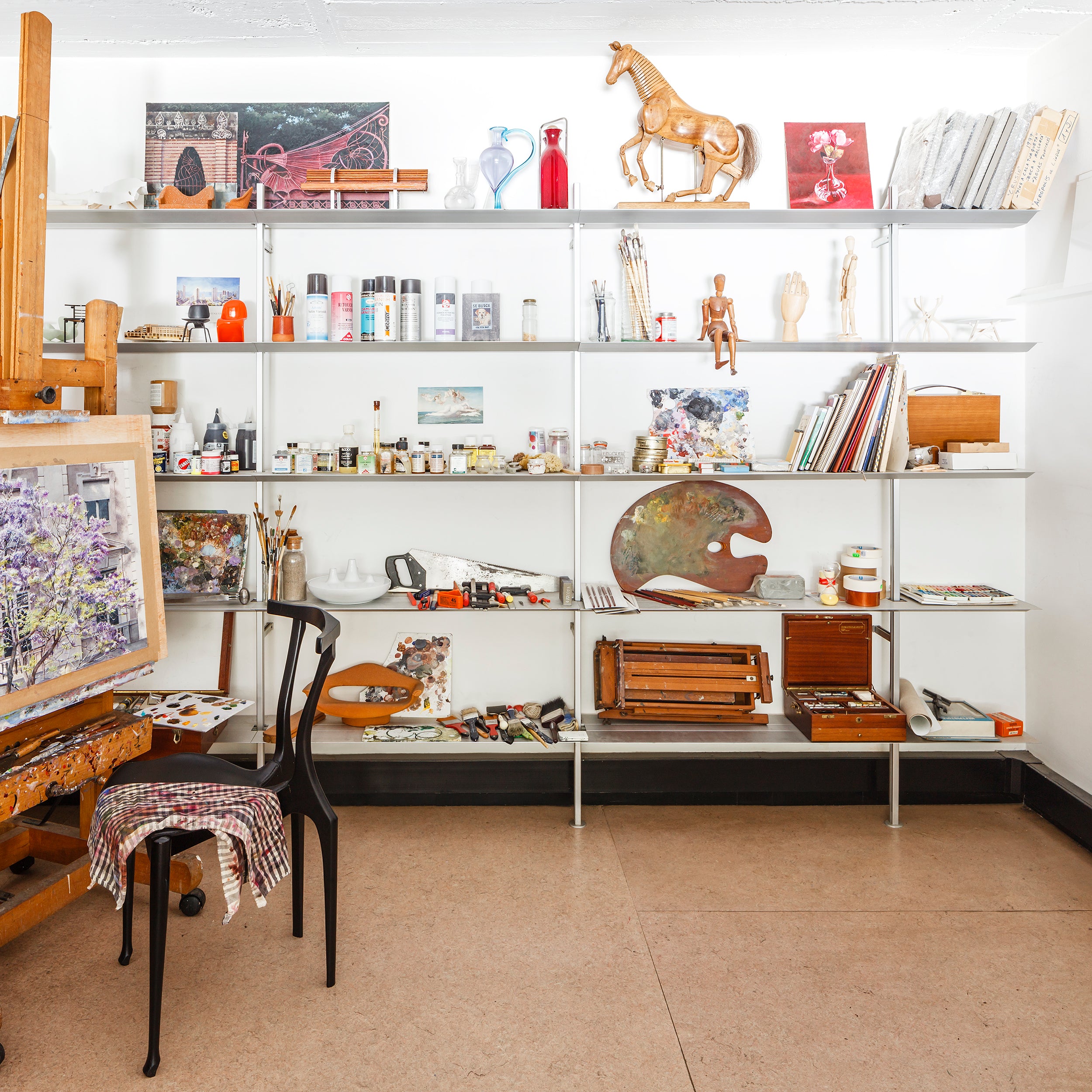 Hypostila Shelf System: Silver