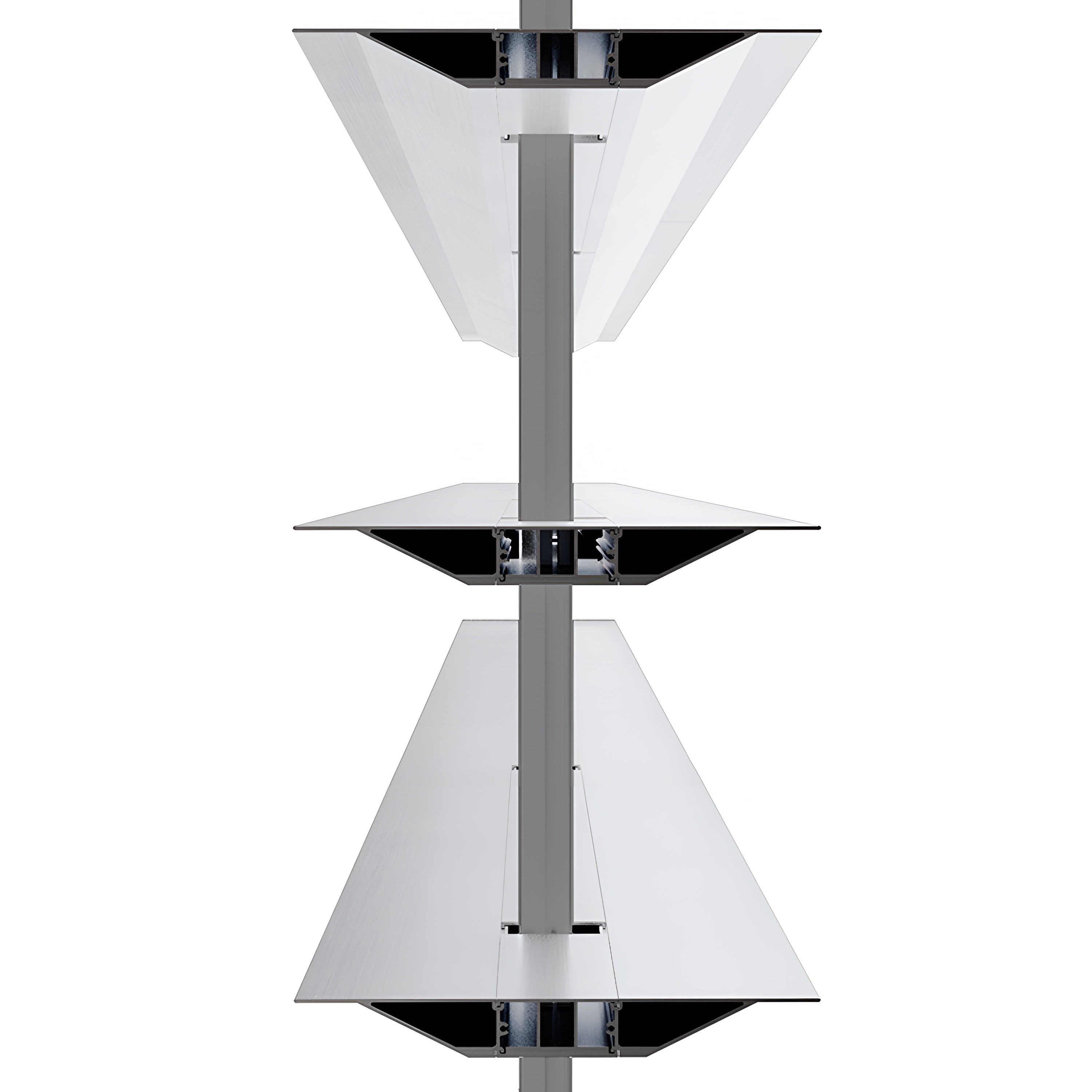 Hypostila Shelf System: Silver