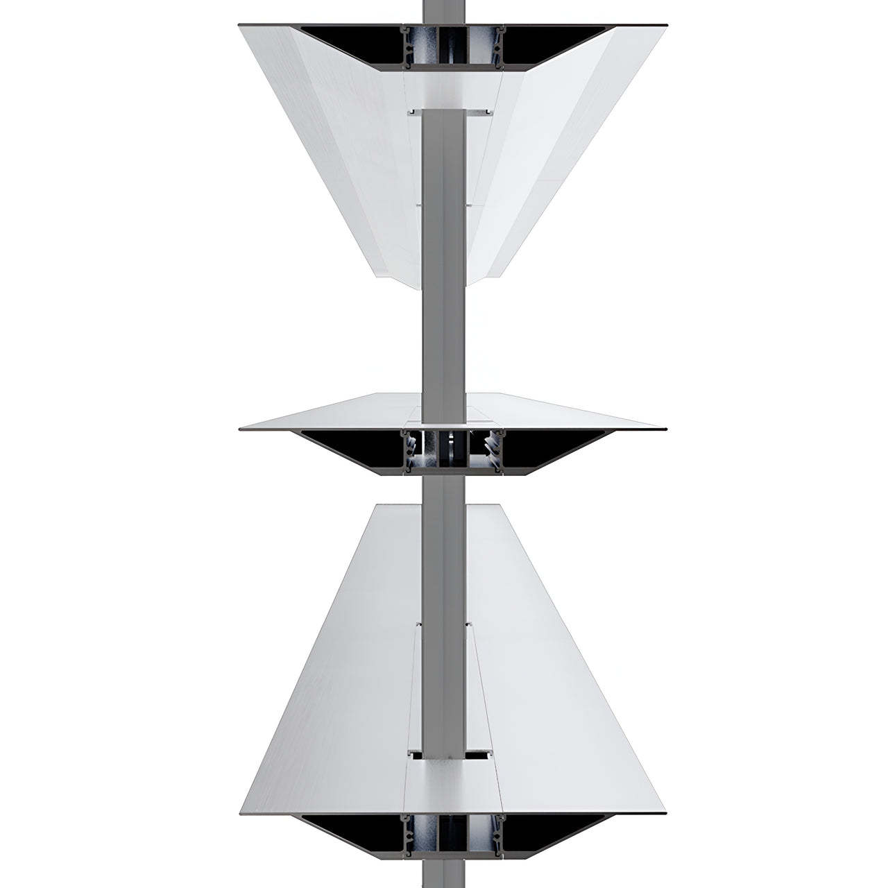 Hypostila Shelf System: Silver