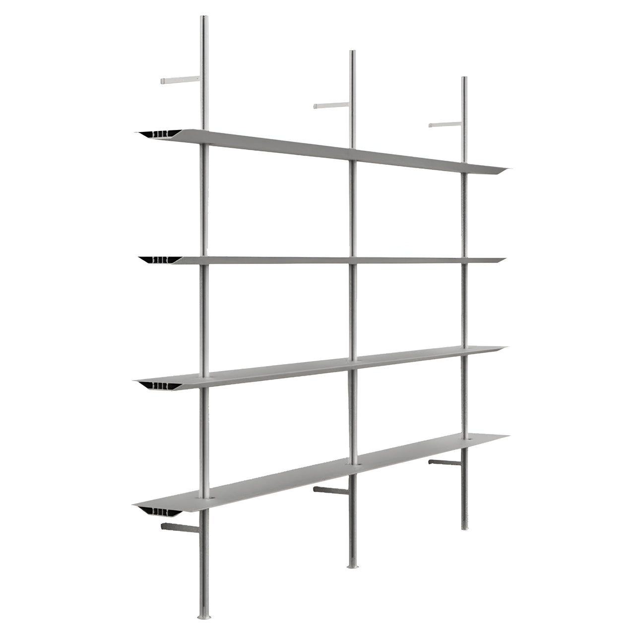 Hypostila Shelf System: Silver + Configuration 3