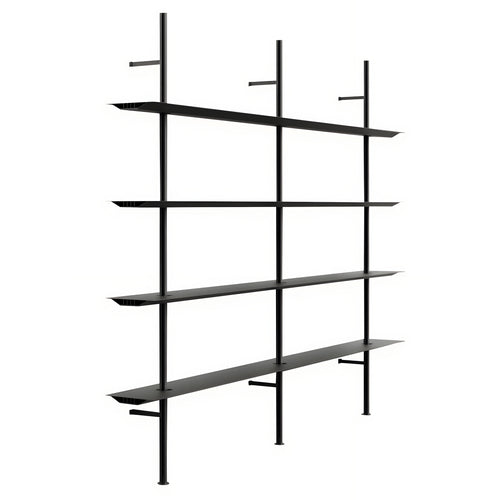 Hypostila Shelf System: Black + Configuration 3