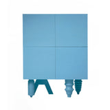 Multileg Cabinet: Configuration 2 + Hazy Blue Ash