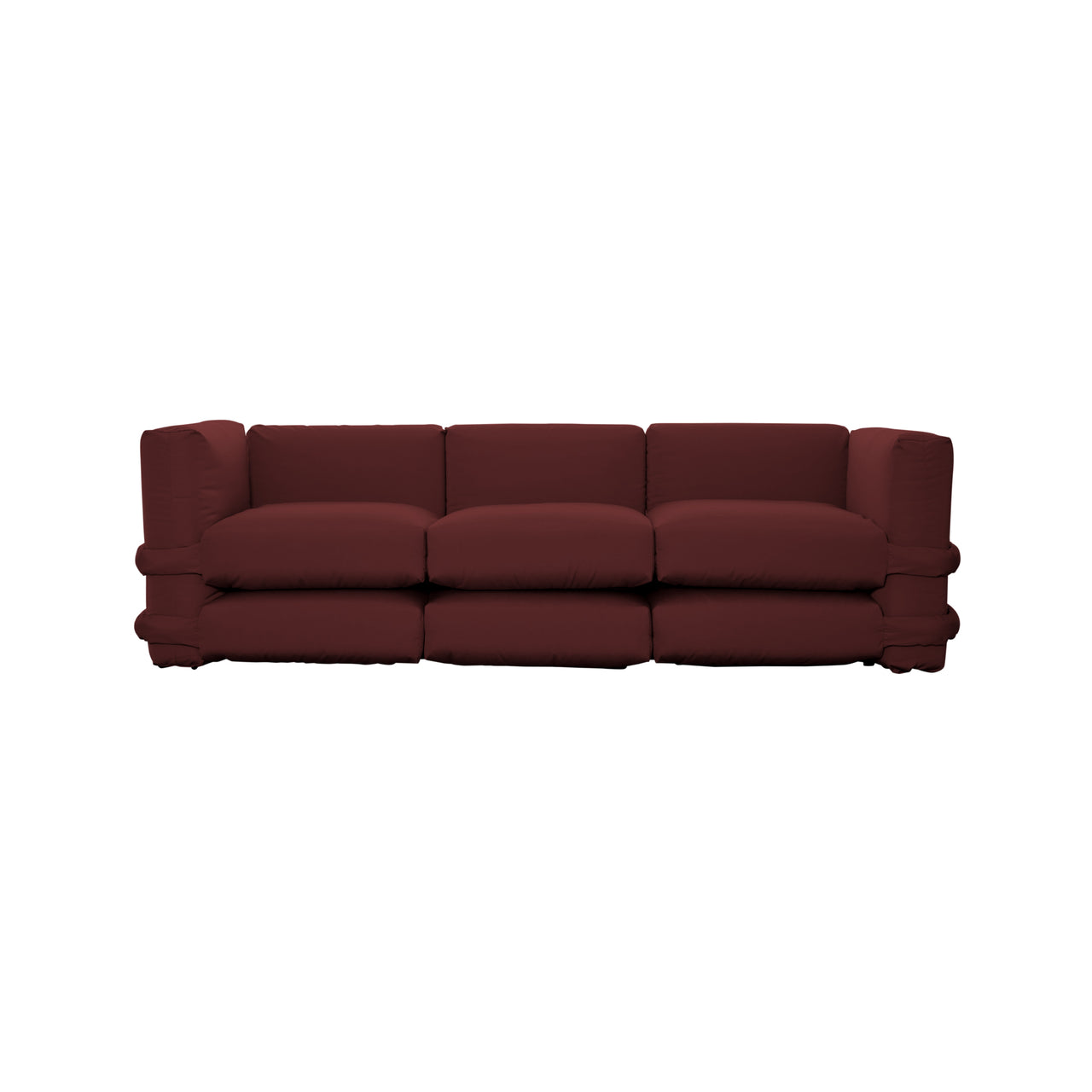 Pillow Modular Sofa: Fabric + Configuration 3