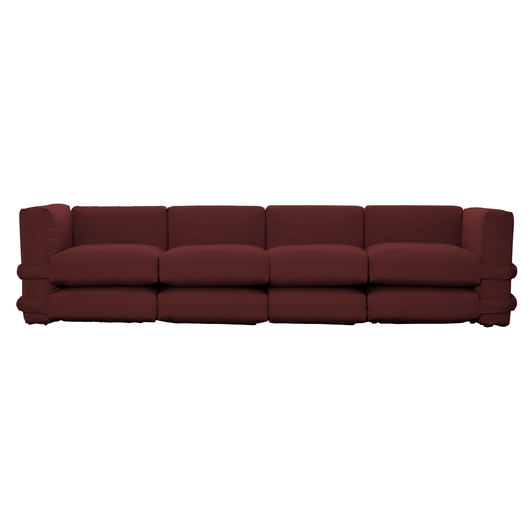 Pillow Modular Sofa: Fabric + Configuration 4