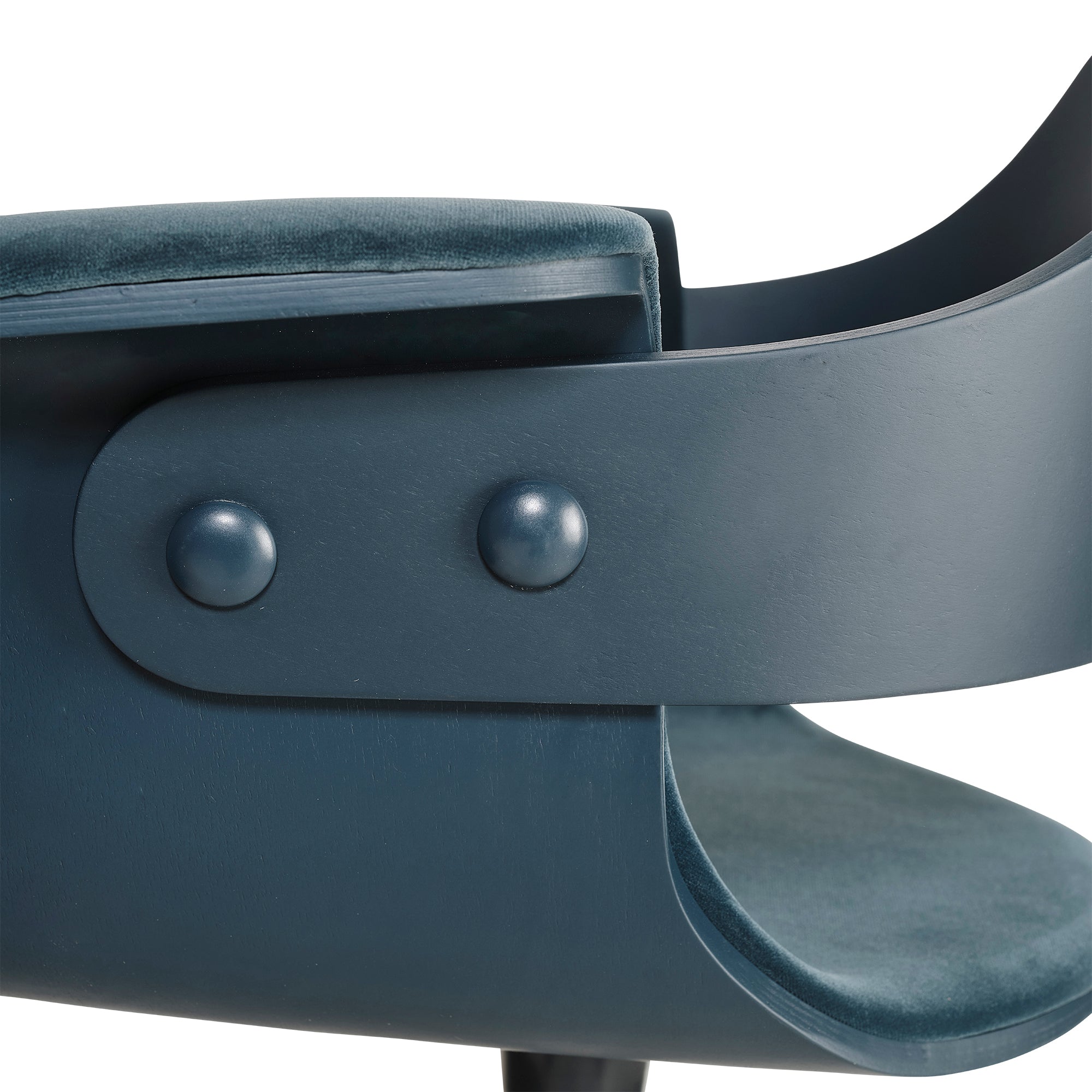 Showtime Low Swivel Armchair with Castor: Seat Upholstered