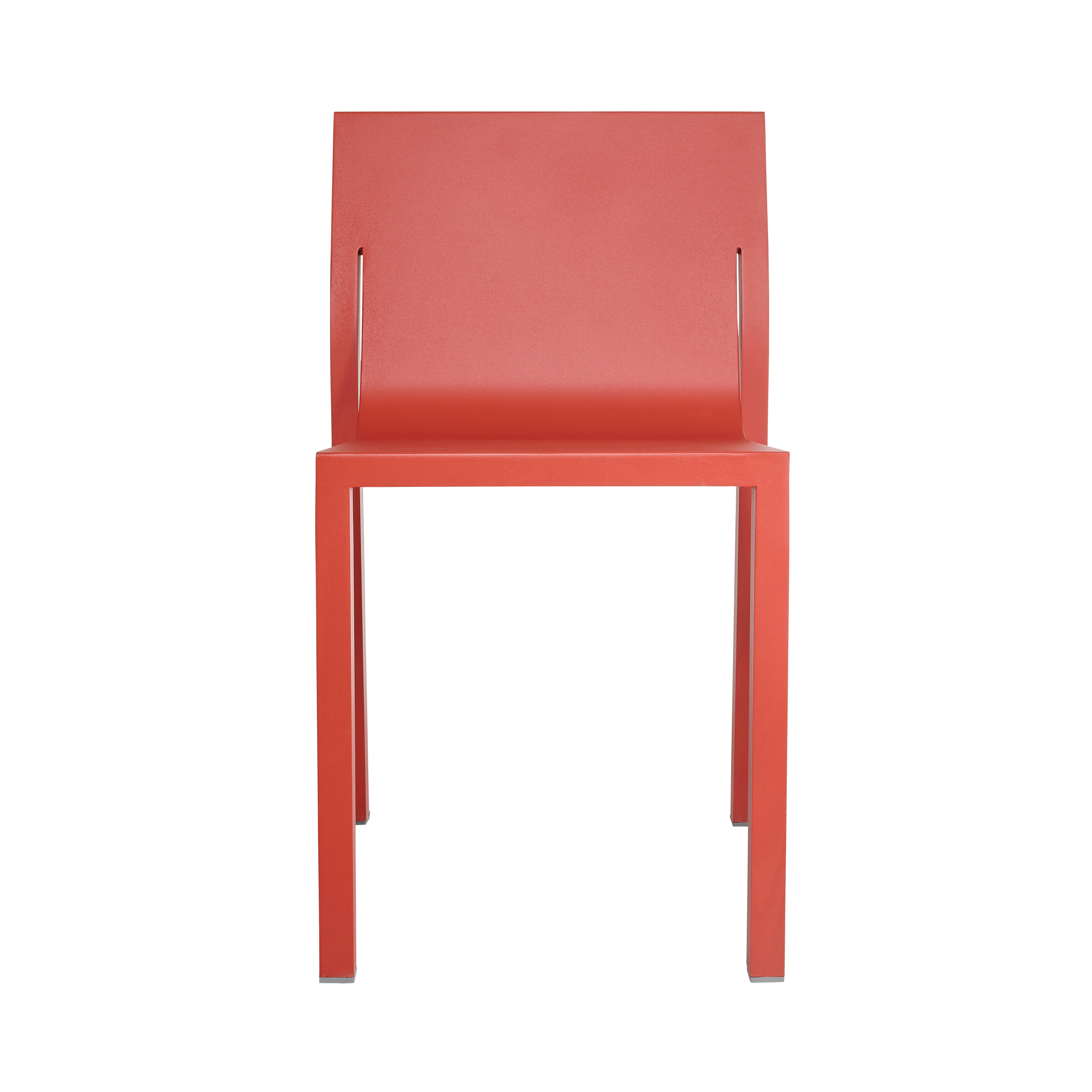 Stedelijk Stacking Chair: Vermillion