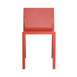 Stedelijk Stacking Chair: Vermillion