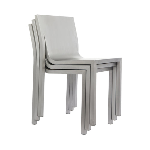 Stedelijk Stackable Chair - Aluminum: Quick Ship