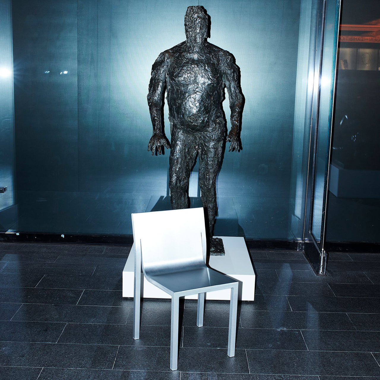 Stedelijk Stacking Chair - Aluminum: Quick Ship