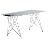 Table B Desk: Stainless Steel