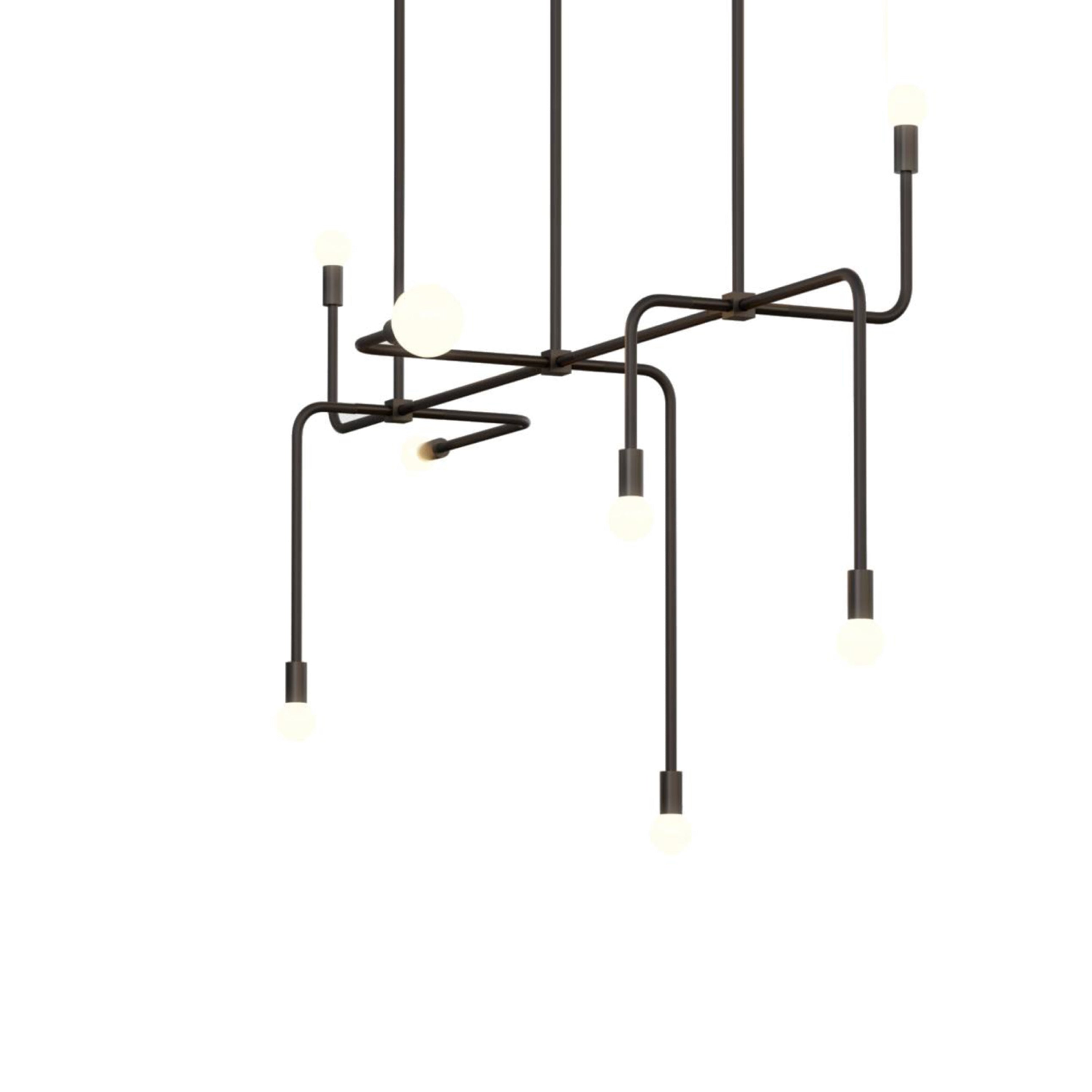 Beaubien 05 Suspension Lamp: Black + Graphite