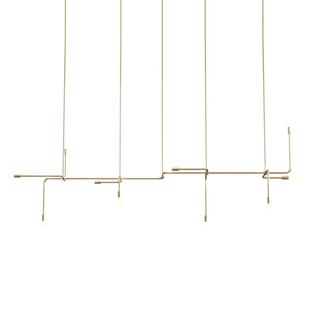 Beaubien 06 Suspension Lamp: Brass