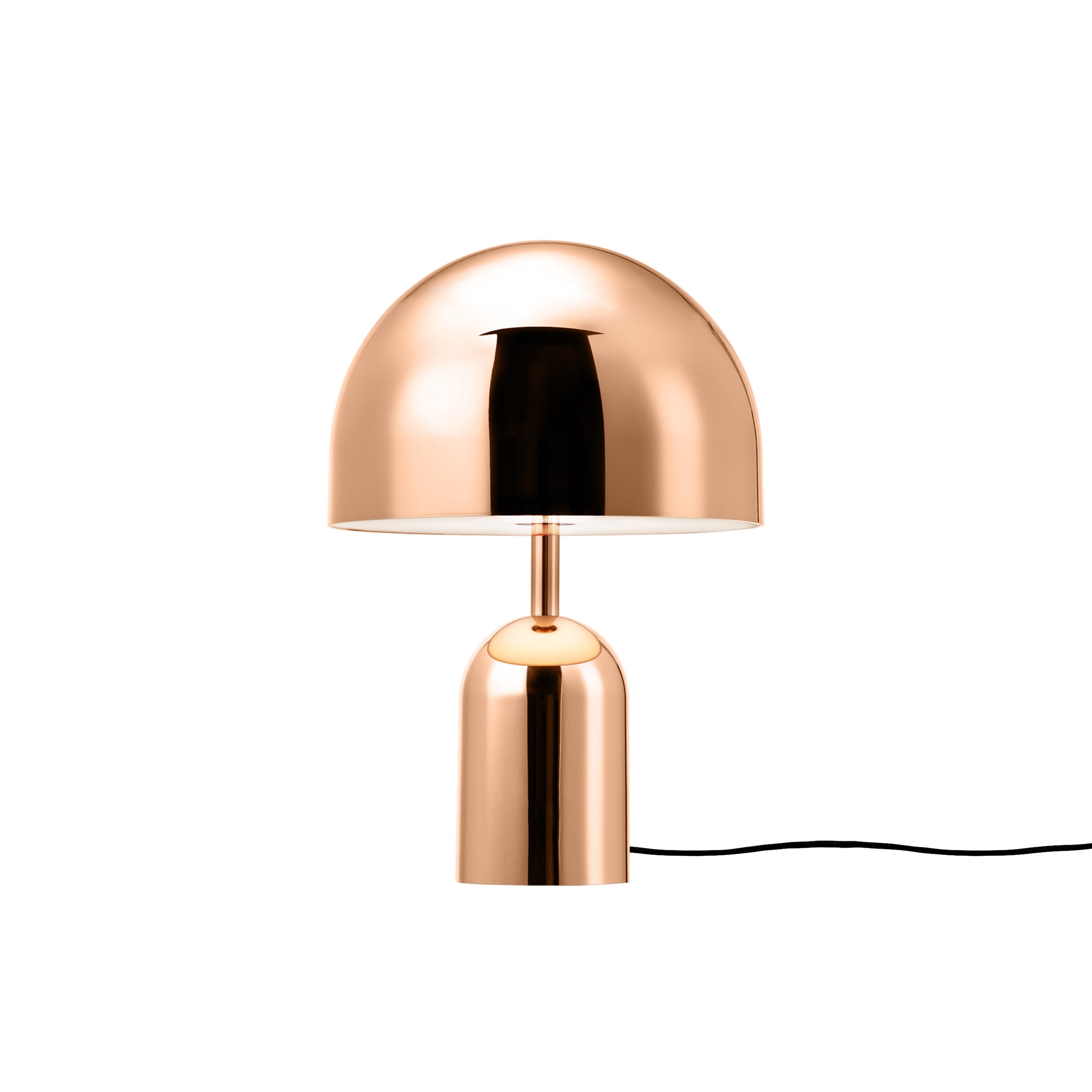 Bell Table Lamp: Copper