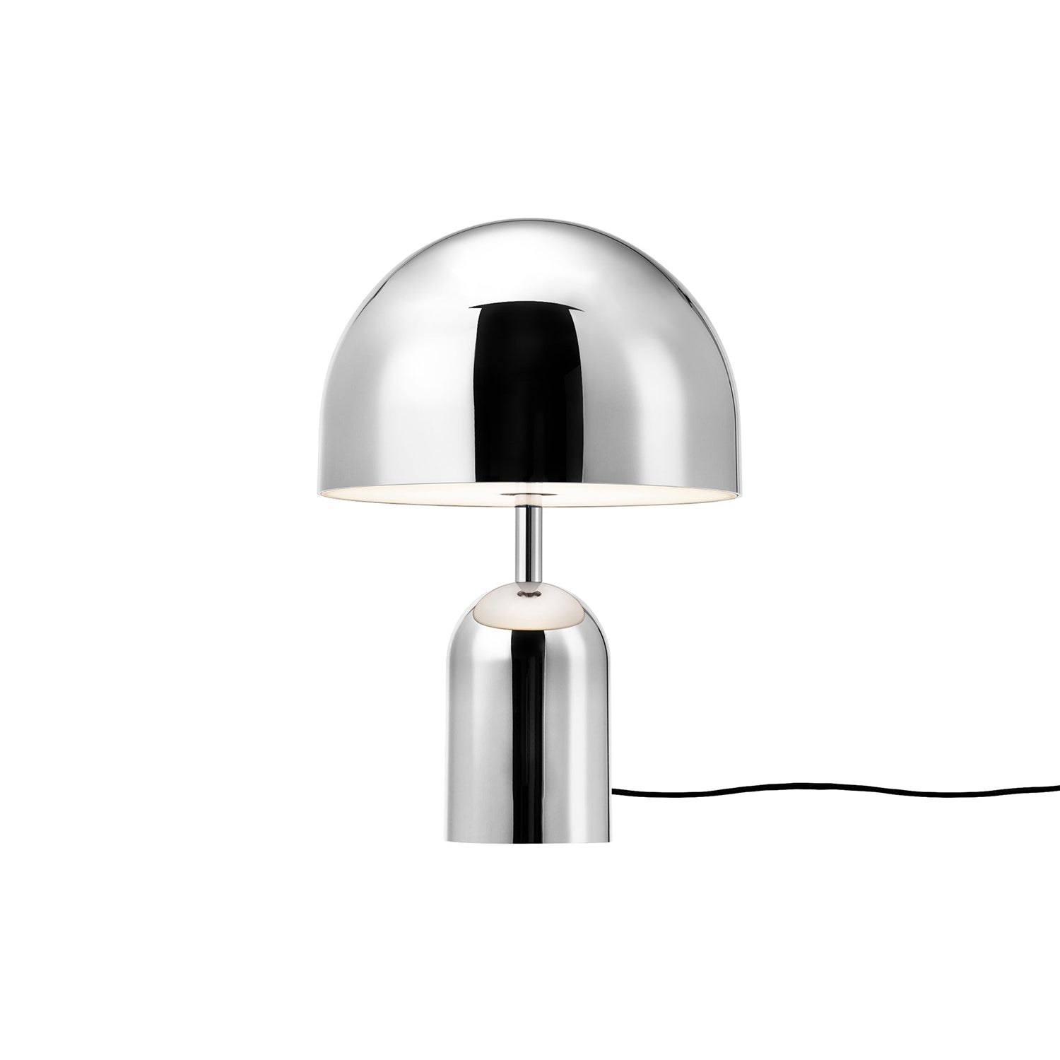 Bell Table Lamp: Silver