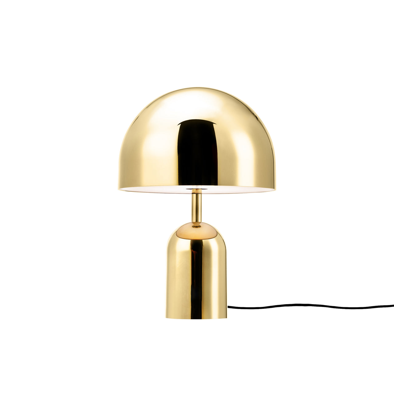 Bell Table Lamp: Gold