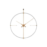 Bilbao Premium Wall Clock: Black Fiberglass + Oak