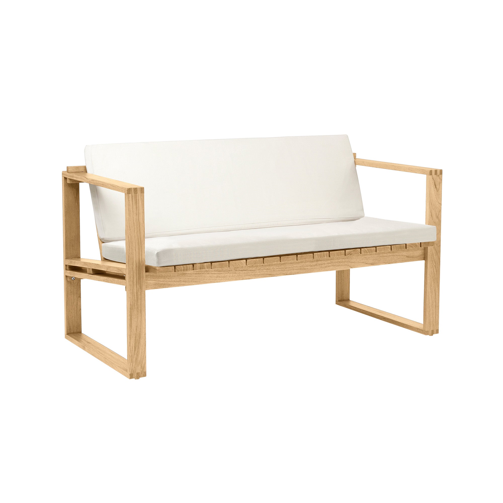 BK12 Outdoor Lounge Sofa: With Canvas Cushion