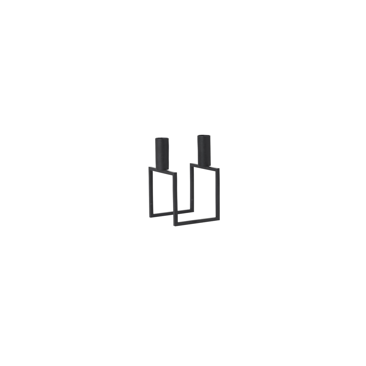 Line Candleholder: Black + Without Base