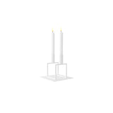 Line Candleholder: White + With Base