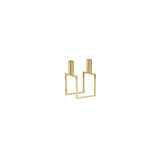 Line Candleholder: Gold-Plated + Without Base