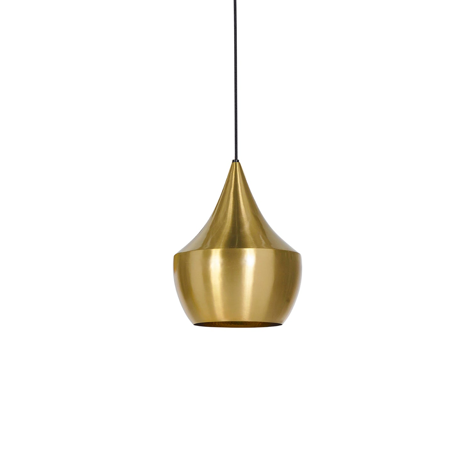 Beat Fat Pendant: Brass