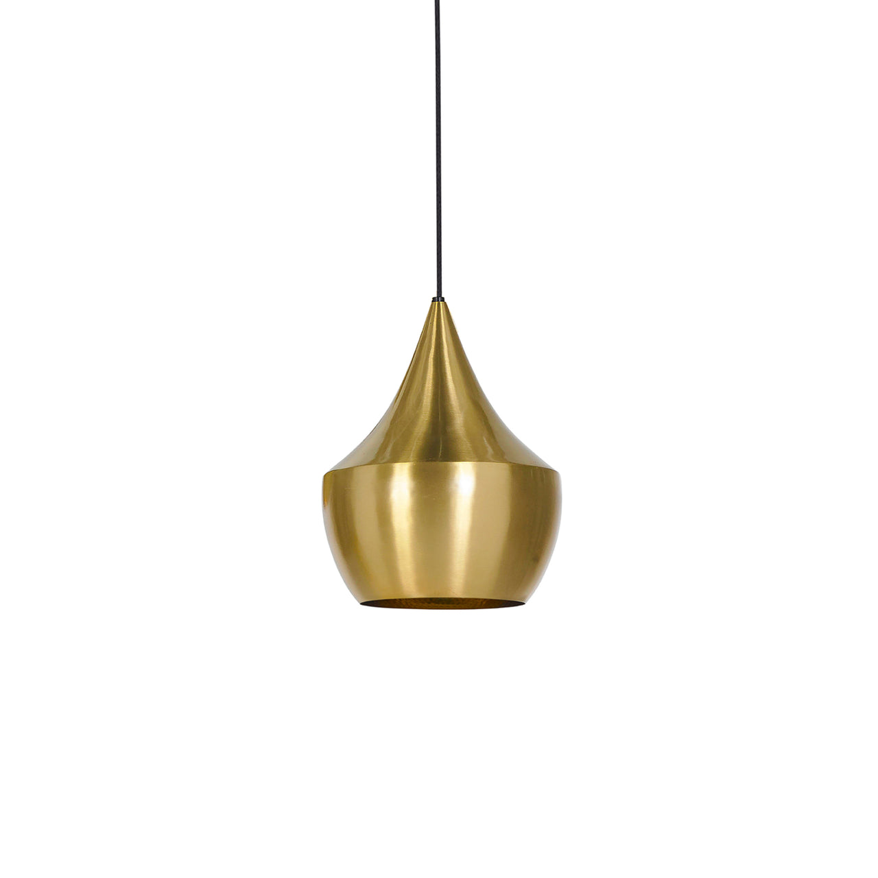 Beat Fat Pendant: Brass