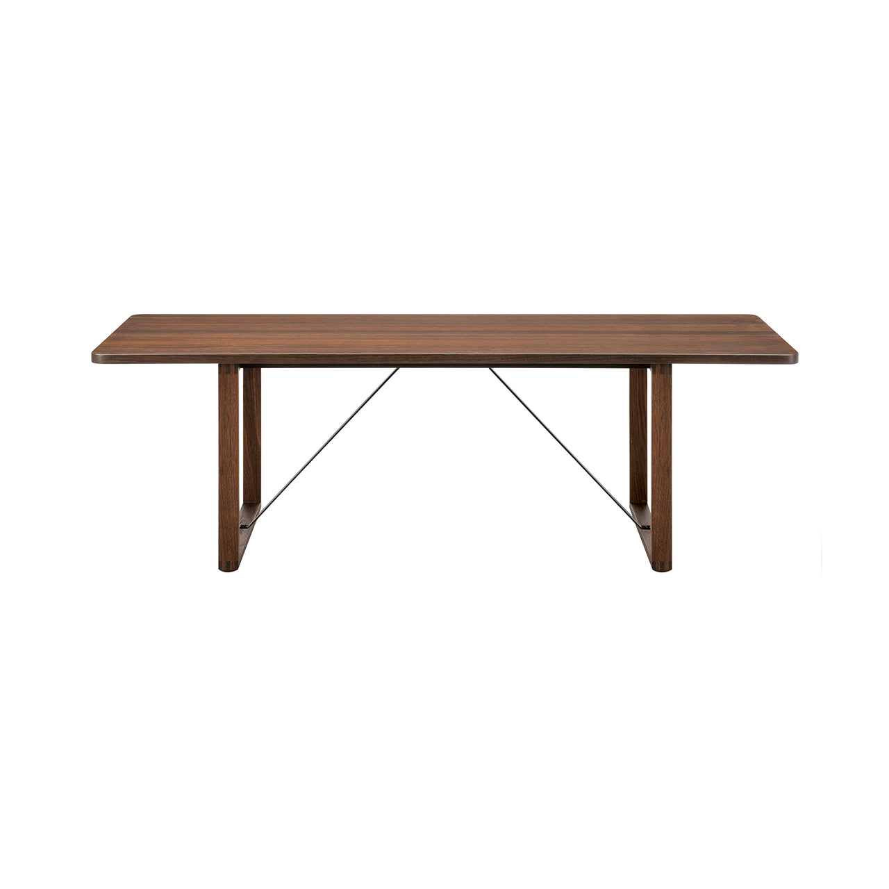 BM67 Coffee Table: Smoked Oiled Oak + Black